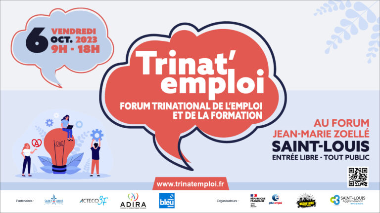 Trinat’emploi 2023 salon de l’emploi, de la formation et de la création d’entreprise dans l’Agglomération de Saint-Louis Trinat'emploi 2023 salon de l'emploi, de la formation et de la création d'entreprise dans l'Agglomération de Saint-Louis