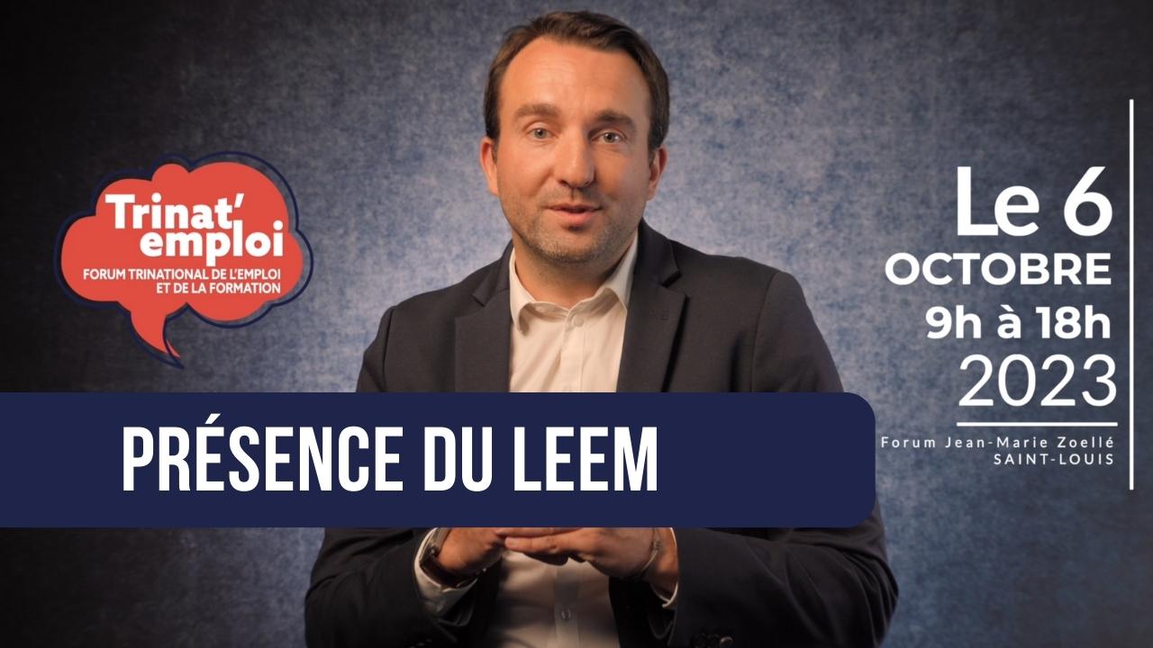 Leem présent en Alsace lors de Trinat’emploi Leem présent en Alsace lors de Trinat'emploi